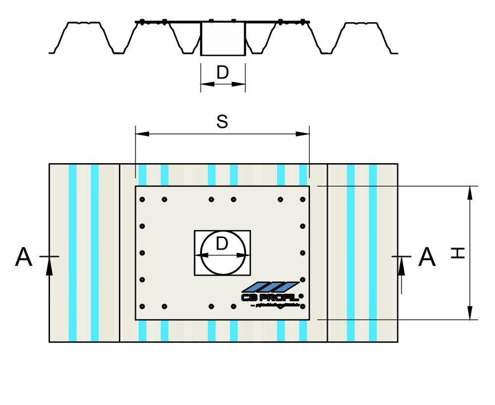 Reinforcement plate for openings