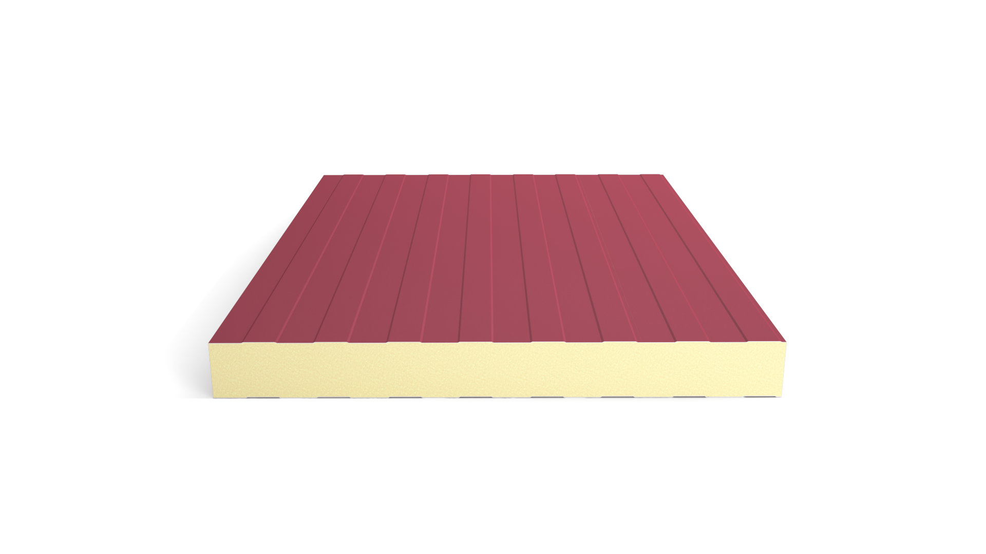 Stěnový panel PIR – skryté kotvení